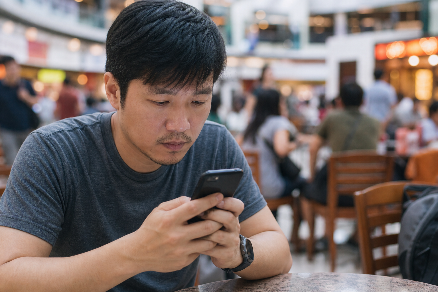 Фудкорт, Free_WiFi и письмо «новый вход» в 03:14
